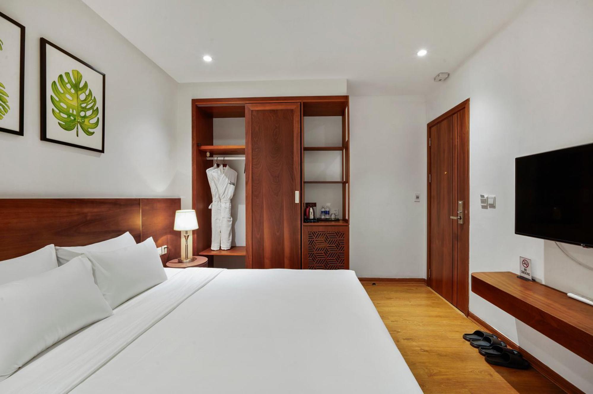 22Land Classic Suites Hanoj Pokoj fotografie