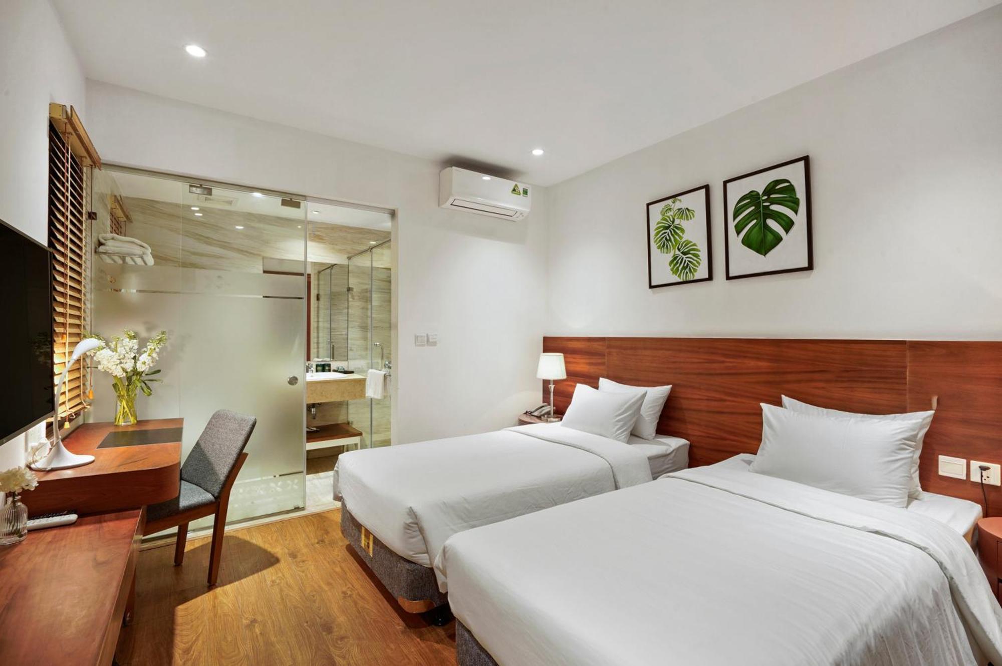 22Land Classic Suites Hanoj Pokoj fotografie